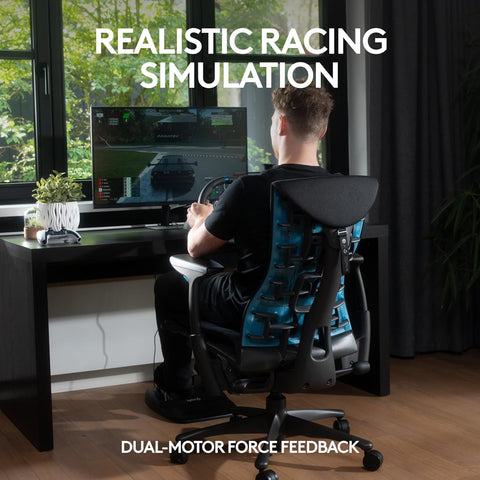 Logitech G29 Driving Force Racing Wheel and Floor Pedals, Real Force Feedback, Stainless Steel Paddle Shifters, Leather Steering Wheel Cover for PS5, PS4, PC, Mac - Black - with | Sold by Uncle Wiener's Wholesale