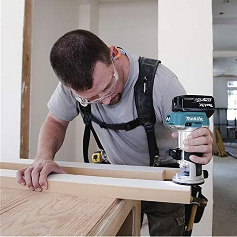 MAKITA DRT50 Cordless Flush Machine 18V LXT (Machine Only) with Accessories in MAKPAC, used, probably missing parts - with Blue | Sold by Uncle Wiener's Wholesale