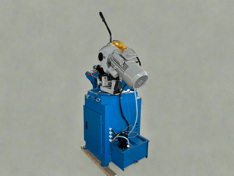 MANUAL COLD SAW – 220V METAL CUTTING SAW WITH SWIVEL HEAD & AUTOMATIC COOLING SYSTEM - with | Sold by Uncle Wiener's Wholesale