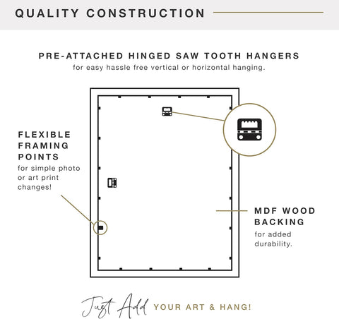 MCS Foundation 13.5x40 Poster Frame Traditional Brass, Vertical & Horizontal Wall Hanging Large Picture Frame for Photos, Panoramics, Posters & Art Prints (1 - Pack) - with | Sold by Uncle Wiener's Wholesale