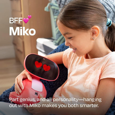 Miko 3: AI - Powered Smart Robot for Kids | STEM Learning & Educational Robot | Interactive Robot with Coding apps + Unlimited Games + programmable | Birthday Gift for Girls & Boys Aged 5 - 12 - with | Sold by Uncle Wiener's Wholesale