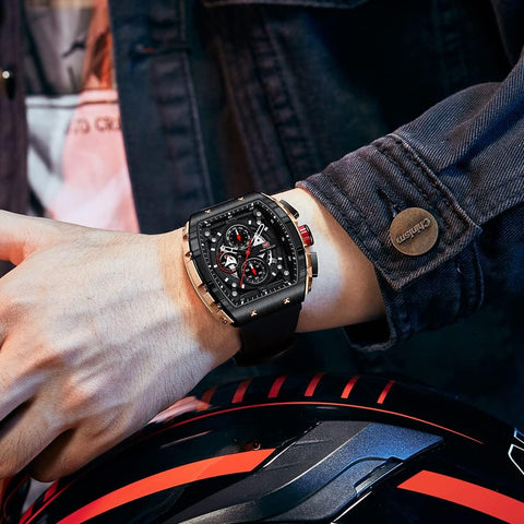 Mini Focus Men's Watch Fashion Sport Wrist Watches (Chronograph/Waterproof/Luminous/Calendar) Silicon Strap Quartz Watch for Men - with | Sold by Uncle Wiener's Wholesale
