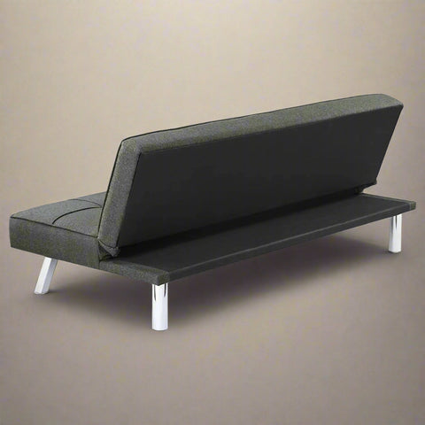 Black Modern Metal Frame Convertible Sofa Bed in Upright Position
Convertible Sofa Lounger in Minimal Living Room
Metal Frame Sofa Fully Reclined into Bed
Gray Futon Sofa with Metal Frame and Cushioned Seating
Multi-Position Convertible Sofa for Small Spaces
Side View of Sofa Lounger with Steel Legs
Foldable Futon Sofa with Modern Design
Compact Sofa Bed Setup in Small Apartment
Adjustable Metal Frame Sleeper Sofa in Gray