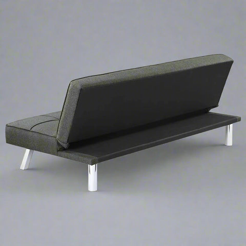 Black Modern Metal Frame Convertible Sofa Bed in Upright Position
Convertible Sofa Lounger in Minimal Living Room
Metal Frame Sofa Fully Reclined into Bed
Gray Futon Sofa with Metal Frame and Cushioned Seating
Multi-Position Convertible Sofa for Small Spaces
Side View of Sofa Lounger with Steel Legs
Foldable Futon Sofa with Modern Design
Compact Sofa Bed Setup in Small Apartment
Adjustable Metal Frame Sleeper Sofa in Gray
