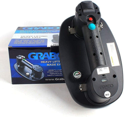 Nemo GRABO (1 Battery, 1 Seal) - Electric Vacuum Suction Cup Lifter for Wood, Paver, Drywall, Marble, Tile and More (Lifts up to 375 lbs) - with | Sold by Uncle Wiener's Wholesale