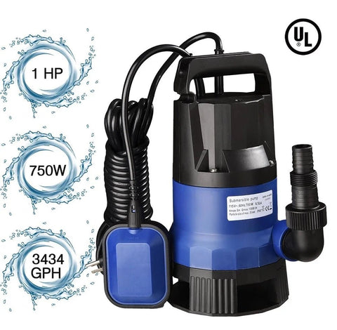 New 1 HP Sump Water Pump – High - Performance Submersible Pump for Basement Drainage & Flood Control TP01074 - with | Sold by Uncle Wiener's Wholesale