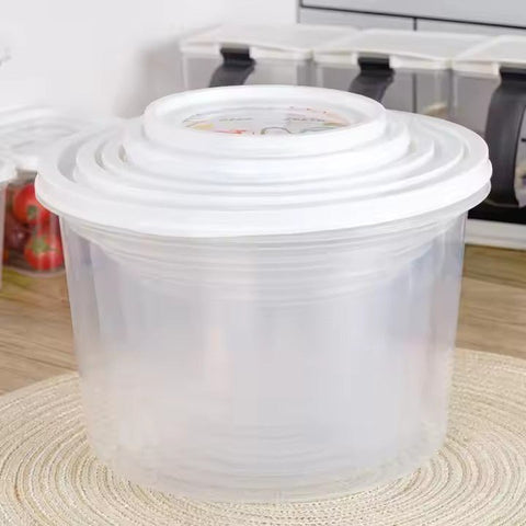 "round and square food storage container set"
"10 piece BPA-free kitchen storage containers"
"stackable plastic food containers with lids"
"clear freezer-safe food containers set"
"organized kitchen pantry with container sets"