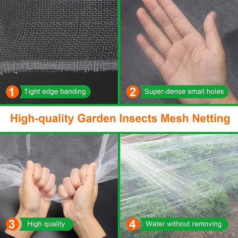 10x20 FT Durable Bug Netting for Garden Plants
Heavy-Duty Mesh Screen for Greenhouse Insect Protection
Breathable Plant Protection Net for Vegetables and Flowers