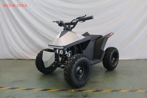 1000W kids electric ATV in cyan color – side view
Cyber kids electric ride-on ATV in bright red – front angle
Matte black 1000W kids quad ATV with disc brakes
Electric ATV for kids with 36V battery and suspension system
Backyard-ready kids ATV with rugged tires and FNR gear