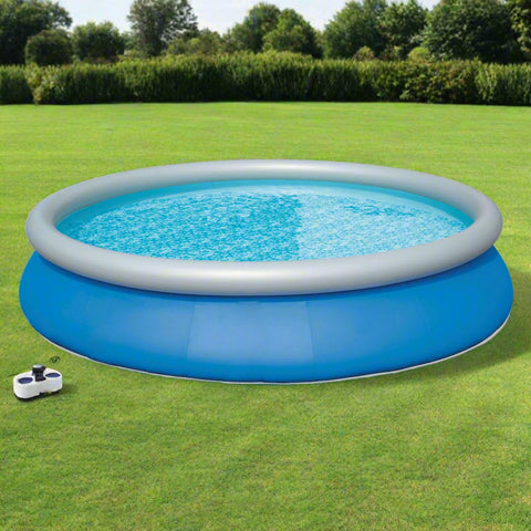 Bestway Fast Set 10ft inflatable pool with pump
Family swimming in Bestway 15ft round pool
Easy setup inflatable backyard pool by Bestway
Bestway 57269 10 ft x 30 inch pool above ground
Bestway 57315 15 ft x 33 inch round pool with filter pump