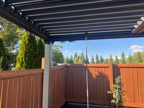 New 10x13 FT Aluminum Louvered Pergola Gazebo – Adjustable Roof Slats, Modern Outdoor Shade 1030608 - with | Sold by Uncle Wiener's Wholesale