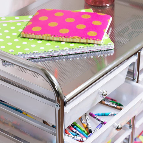 New 12 - Drawer Rolling Plastic Storage Cart – Mobile Organizer with Durable Drawers for Home & Office S3109 - with | Sold by Uncle Wiener's Wholesale