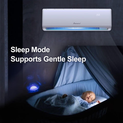 12000 & 24000 BTU ductless mini split air conditioner with remote
Energy-efficient split AC heater system for home or office
Whisper-quiet ductless air conditioner and heater with installation kit