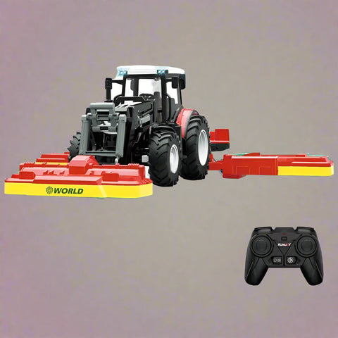 "1:24 Scale Remote Control Tractor Loader Toy for Kids"
"6-Channel RC Tractor Farm Toy with Realistic Design"
"Rechargeable Remote Control Tractor and Wagon Set"
"Durable 1:24 Scale RC Farm Truck Vehicles"
"Set of 1:24 Remote Control Farm Trucks for Kids"