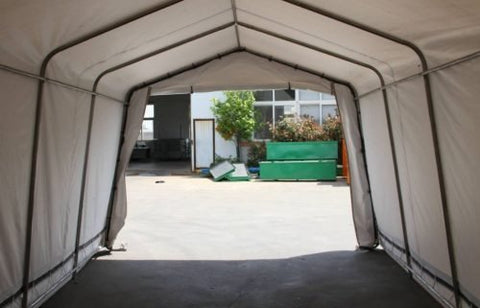 fully Enclosed Storage Canopy – Front and Rear Doors