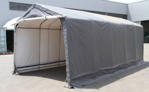 Outdoor Storage Shelter – Equipment Inside
