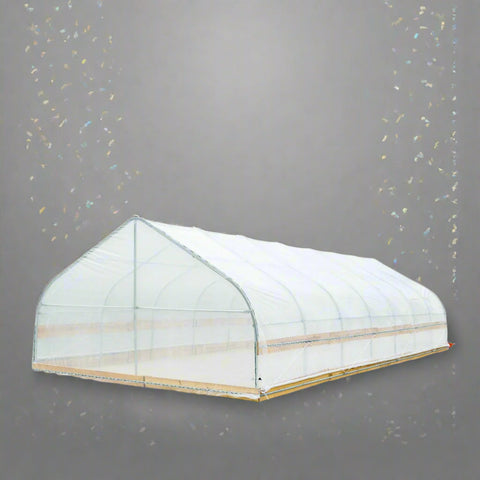 "Large Walk-In Tunnel Greenhouse with Heavy-Duty Metal Frame"
"12x30 FT and 12x20 FT Greenhouses for Plant Growth and Protection"
"Durable Steel Frame Greenhouse with UV-Resistant Cover"