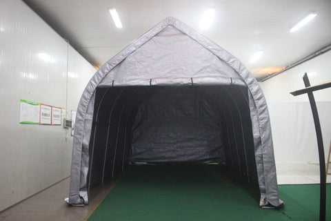 13x20 FT Waterproof Vehicle Carport Shelter with Roll-Up Entry – Model 613512