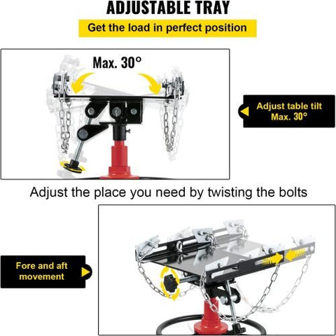 “1320 lb 2-stage telescopic hydraulic transmission jack in red”
“Heavy-duty red garage jack with swivel casters and saddle arms”
“Hydraulic lift transmission jack with adjustable tilt arms”