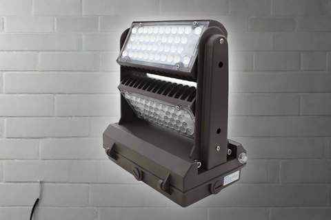 150W LED Rotatable Wall Pack Light – Black Housing with Adjustable Head
Photocell Sensor LED Wall Pack for Warehouse Exterior
ETL Listed LED Wall Light with 270 Degree Adjustment – 5000K Daylight