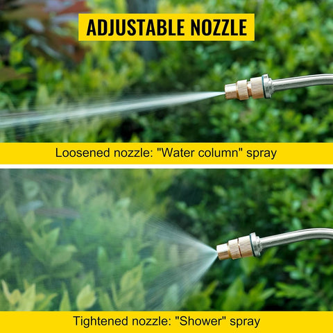 2-Gallon Stainless Steel Garden Pressure Sprayer
Heavy-Duty Sprayer for Pest Control and Gardening
Durable Industrial Stainless Steel Hand Pump Sprayer