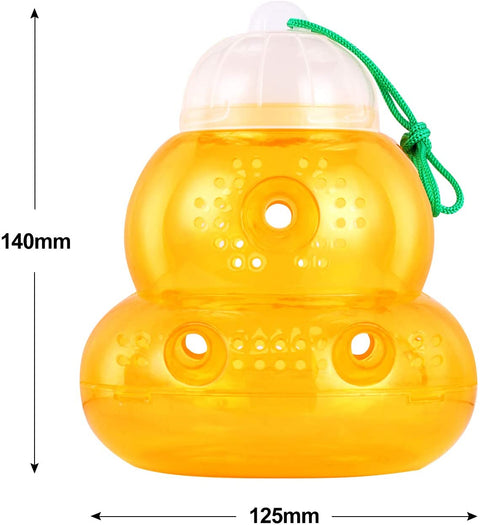 New 2 - Pack Plastic Wasp Traps for Hornets, Bees & Yellow Jackets – Effective Outdoor Pest Control 462021 - with | Sold by Uncle Wiener's Wholesale