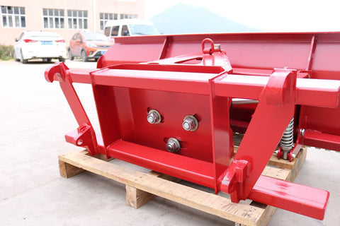 "2-Way Bendall Hydraulic Snow Blade 102 Inch for John Deere Tractors"
"Heavy Duty 118 Inch Hydraulic Snow Blade for John Deere Global Mount"
"Hydraulic Snow Blade Attachment Red for Tractor Snow Clearing"