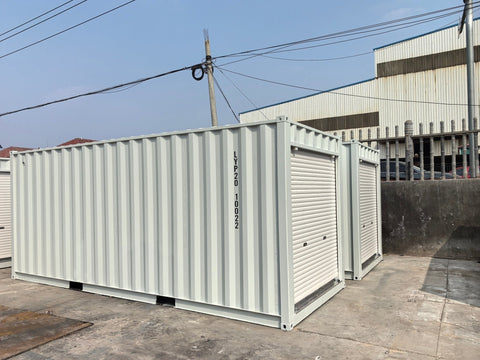 Fleet of Heavy-Duty Steel Storage Containers Ready for Delivery