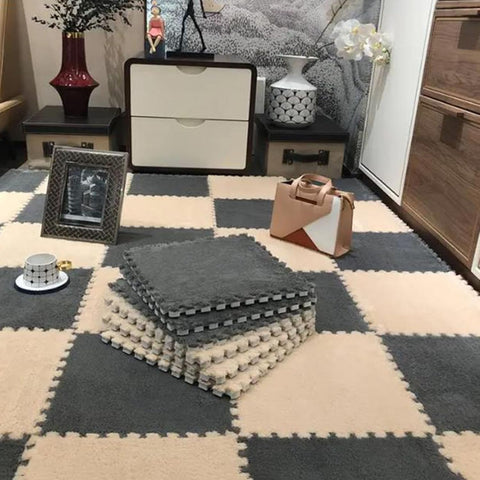 Gray & White Plush EVA Foam Tiles β 172 Sq Ft
Soft Interlocking Floor Mats for Home & Nursery
Modern Gray White Foam Mat Set β 21.5 Sq Ft
Cushioned EVA Foam Floor Tiles with Plush Surface