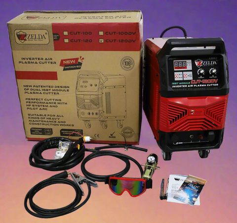 “CUT120DV heavy-duty plasma cutter front view red”
“3-phase digital CNC-ready plasma cutting machine”
“Industrial metal cutter with 30mm max cutting thickness”
“Portable heavy-duty 220V 440V plasma cutter CUT120DV”