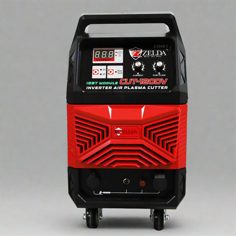 “CUT120DV heavy-duty plasma cutter front view red”
“3-phase digital CNC-ready plasma cutting machine”
“Industrial metal cutter with 30mm max cutting thickness”
“Portable heavy-duty 220V 440V plasma cutter CUT120DV”