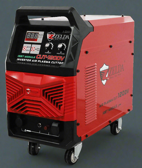 “CUT120DV heavy-duty plasma cutter front view red”
“3-phase digital CNC-ready plasma cutting machine”
“Industrial metal cutter with 30mm max cutting thickness”
“Portable heavy-duty 220V 440V plasma cutter CUT120DV”