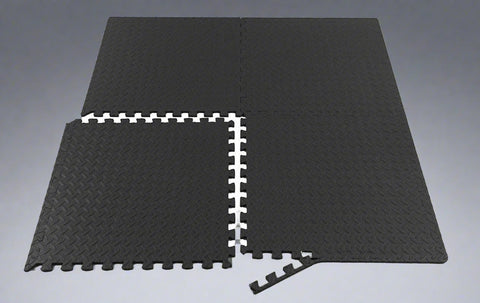 Close-Up of Edge Piece on EVA Foam Mat