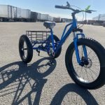 blue 3-wheel fat tire adult trike with disc brakes
Shimano 7-speed fat tire tricycle bike for adults
wide tire off-road adult tricycle with mag wheels