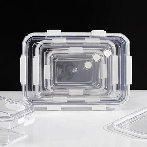"airtight food container set with clear lids"
"3-pack BPA-free tritan food containers"
"stackable airtight containers for pantry"
"microwave and freezer-safe storage boxes"
"leak-proof food storage container set"