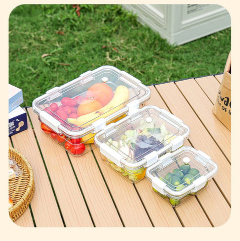 "airtight food container set with clear lids"
"3-pack BPA-free tritan food containers"
"stackable airtight containers for pantry"
"microwave and freezer-safe storage boxes"
"leak-proof food storage container set"