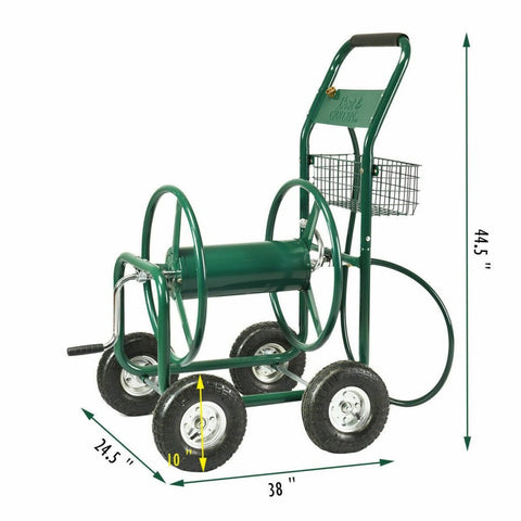 New 300 FT Portable Hose Reel Cart – Heavy Duty Garden Water Hose Storage & Transport TC4719 - with | Sold by Uncle Wiener's Wholesale