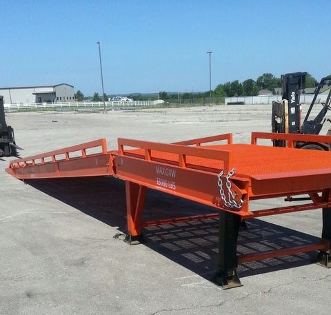 NEW 33,000 LBS HEAVY - DUTY STEEL LOADING DOCK – 40FT INDUSTRIAL SHIPPING & TRUCK DOCK - with | Sold by Uncle Wiener's Wholesale
