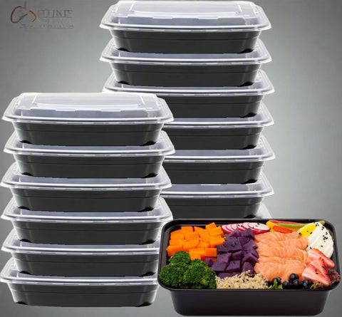 15-Pack 38oz Meal Prep Containers with Lids – Reusable BPA-Free Bento Boxes for Microwave, Freezer, and Dishwasher Use