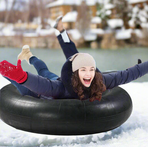 44-inch rubber inner tube for snow and water
Heavy-duty snow tube for sledding
Black winter snow tubing inner tube
River floating tube – durable rubber
Inflatable rubber tube for pool, snow & river