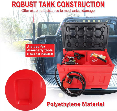 New 48 Gallon Fuel Transfer Tank with Pump – Gas & Diesel – Heavy Duty YHM180G - Fuel Pump with | Sold by Uncle Wiener's Wholesale