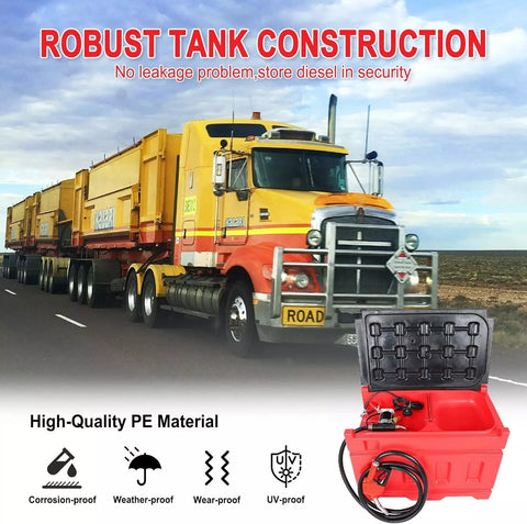 New 48 Gallon Fuel Transfer Tank with Pump – Gas & Diesel – Heavy Duty YHM180G - Fuel Pump with | Sold by Uncle Wiener's Wholesale