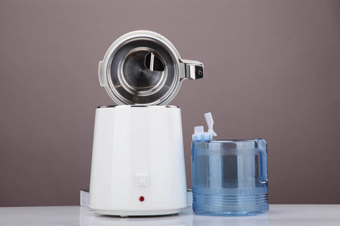 New 4L Countertop Water Distiller – 750W Stainless Steel Purifier for Home & Office Use S0615 - with | Sold by Uncle Wiener's Wholesale