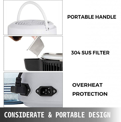 New 4L Countertop Water Distiller – 750W Stainless Steel Purifier for Home & Office Use S0615 - with | Sold by Uncle Wiener's Wholesale