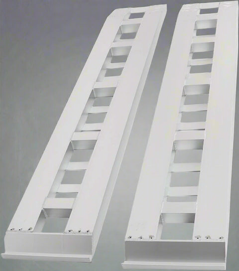 5 FT 6000 LB Aluminum Trailer Loading Ramps – Lightweight Anti-Slip Pair for Trucks, ATVs, UTVs, and Lawn Equipment – Model TR06000D