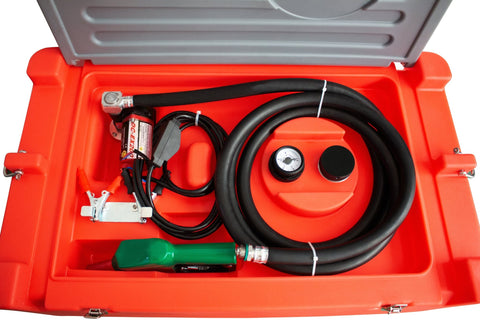 New 50 Gallon Portable Fuel Transfer Tank – Diesel & Gasoline 12V Pump 30Lmin Flow Rate DK185 - with | Sold by Uncle Wiener's Wholesale