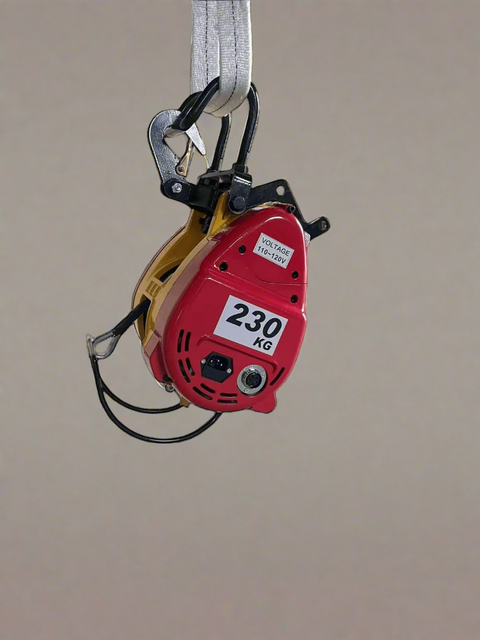 500 lb electric wire rope hoist with steel hook for garage use
Overhead crane hoist 110V with compact body design
Red electric shop hoist 500 lbs capacity for lifting
110V electric hoist with heavy-duty safety hook
