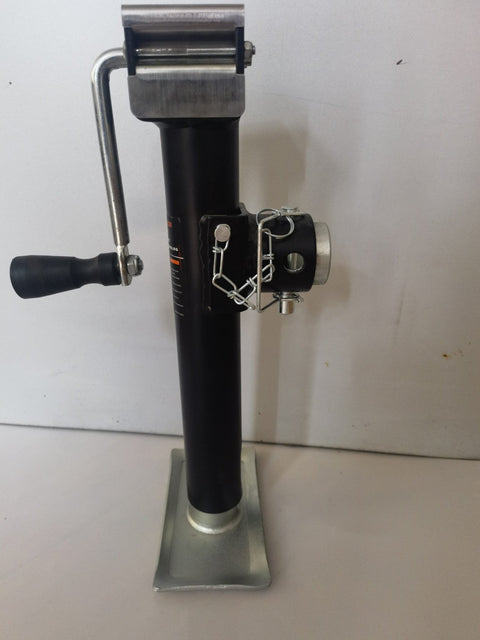 “Heavy-duty 5000 lb side wind trailer jack with 10 inch lift”
“Black implement jack TJ5000H for farm trailers and towing”
“Mountable mechanical trailer jack with smooth crank handle”