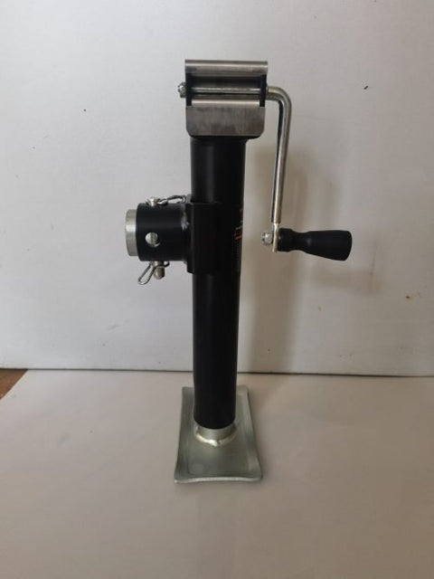 “Heavy-duty 5000 lb side wind trailer jack with 10 inch lift”
“Black implement jack TJ5000H for farm trailers and towing”
“Mountable mechanical trailer jack with smooth crank handle”