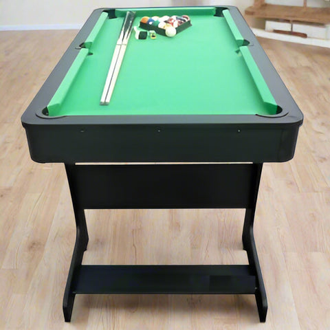 New 6 Ft Folding Pool Table with Accessories – Portable & Easy Setup Billiards Table 72FPT - with | Sold by Uncle Wiener's Wholesale